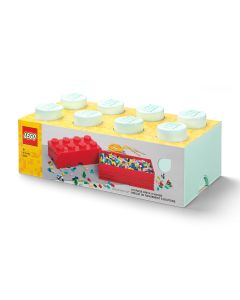 LEGO® кутия за съхранение - Тухличка 8, светло синя 3 - 12г. Унисекс   024004