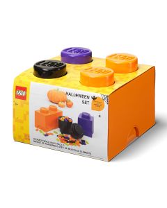 LEGO® кутия за съхранение - Тухличка Хелоуин, многоцветна 3 - 12г. Унисекс   024005