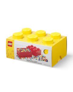 LEGO® кутия за съхранение - Тухличка 6, светло жълта 3 - 12г. Унисекс   024033
