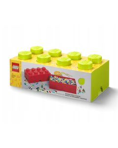 LEGO® кутия за съхранение - Тухличка 8, лайм 3+ г. Унисекс   024154