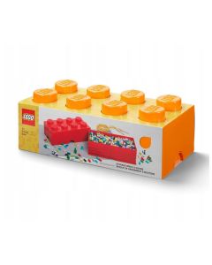 LEGO® кутия за съхранение - Тухличка 8, оранжева 3+ г. Унисекс   024155
