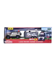 Simba Toys Majorette - Ремарке за превоз на коне Land Rover 3 - 6г. Момче Majorette  043686