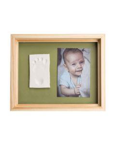 Отпечатък с органична глина Baby Art Pure Frame рамка, цвят Natural 0 - 2г. Унисекс Baby Art  0760181