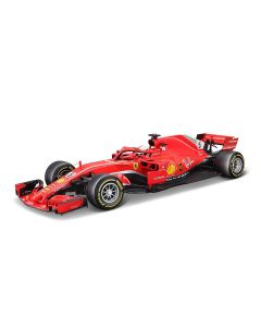 Bburago Bburago Ferrari - модел на кола 1:18 - Ferrari F1 SF71H 3+ г. Момче 1:18 Ferrari 093920