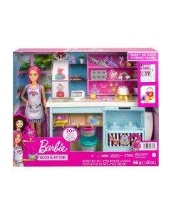 Barbie Кукла Barbie - Комплект пекарна 3 - 8г. Момиче Barbie Барби 1710303