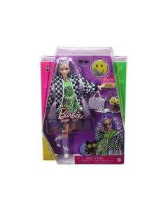 Barbie Кукла Barbie - Екстра: С черно-бяло яке 3 - 8г. Момиче Barbie Барби 1710322