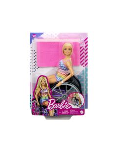 Barbie Кукла Barbie - В инвалиден стол 3 - 8г. Момиче Barbie Барби 1710359