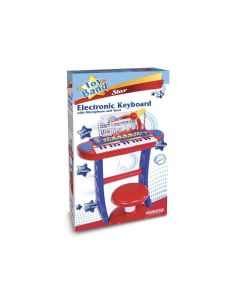 Bontempi Bontempi - Електронен синтезатор с микрофон, крачета и стол 3 - 8г. Унисекс Instruments  191089