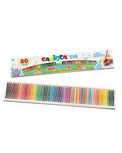 Цветни моливи Carioca Tita, 80 цвята 3 - 12г. Унисекс   221554