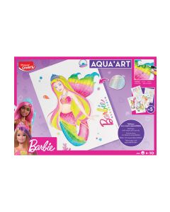 Комплект рисувай с акварел Aqua Art, Barbie 6 - 10г. Момиче Maped Барби 2230049