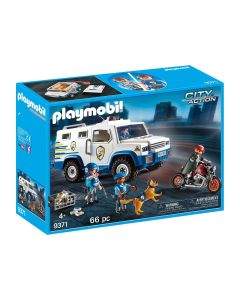 Playmobil Playmobil - Полицейски транспорт за пари 4 - 10г. Унисекс City Action  2909371