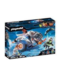 Playmobil Playmobil - Екип шпиони, Планер за сняг 6 - 12г. Момче Top Agents  2970231