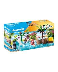 Playmobil Playmobil - Детски басейн с пързалка 4 - 10г. Унисекс Family Fun  2970611