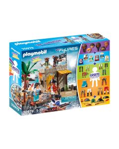 Playmobil Playmobil - My Figures: Островът на пиратите 5 - 10г. Унисекс My Figures  2970979