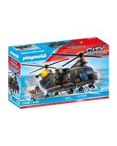 Playmobil Playmobil - Тактическа полиция: Спасителен самолет 4 - 10г. Момче City Action  2971149