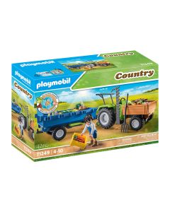 Playmobil Playmobil - Комбайна с ремарке 4 - 10г. Унисекс Country  2971249