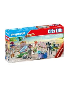 Playmobil Playmobil - Кутия за сватбени снимки 4 - 10г. Унисекс City Life  2971367