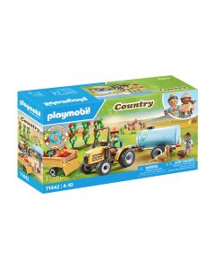 Playmobil Playmobil - Трактор с ремарке и цистерна за вода 4 - 10г. Унисекс Country  2971442