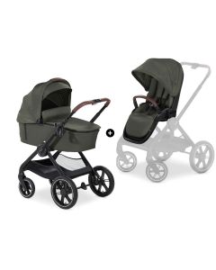 Hauck Комбинирана бебешка количка до 25 кг. Hauck Walk N Care Air Set, UV50+, тъмна маслина 0 - 4г. Унисекс   3530027