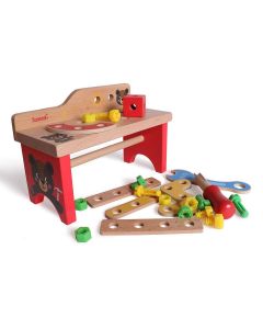 Комплект дървени инструменти с работна маса 3 - 8г. Унисекс iWood  491027