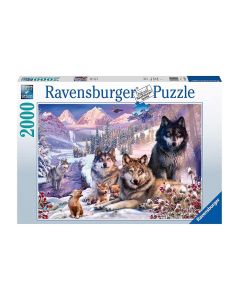Ravensburger Пъзел Ravensburger 2000 ел. - Вълци в снега 14+ г. Унисекс Пъзели за възрастни  7016012
