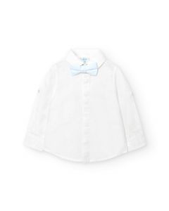 Boboli Boboli - Ленена риза с дълъг ръкав Little sailor 718242/1100, момче, 9 м.-3 г. 9м. - 3г. Момче Пролет/Лято 2024  8430472as