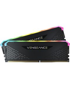 Памет Corsair Vengeance RS RGB Black 32GB(2x16GB) DDR4 PC4-25600 3200MHz CL16 CMG32GX4M2E3200C16