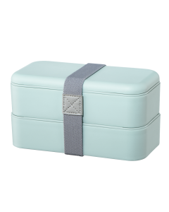 Кутия за храна Xavax Bento Box, 2 x 500ml, Пастелно синьо