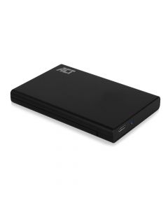 Чекмедже за твърд диск ACT AC1225, SATA, 2.5", USB-C 3.2 Gen2, Черен