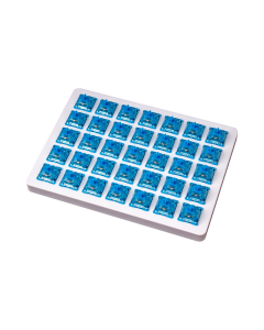 Суичове за механична клавиатура Keychron Gateron Phantom Blue Switch, Комплект 35 броя