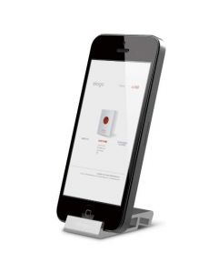 Elago S5 Stand - алуминиева поставка за iPhone 5, iPhone 5S, iPhone SE, iPhone 5C (сребрист)