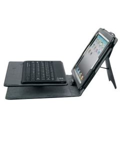 Scosche keyPAD p2 Bluetooth Wireless Keyboard - кожен кейс, поставка и безжична клавиатура за iPad