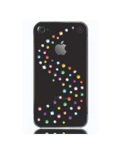 Swarovski Milky Way Cotton Candy - кейс с кристали на Сваровски за iPhone 4