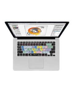 Illustrator CS6 QWERTY Keyboard Cover - силиконова обвивка за Adobe Illustrator CS6 за MacBook, MacBook Air и MacBook Pro