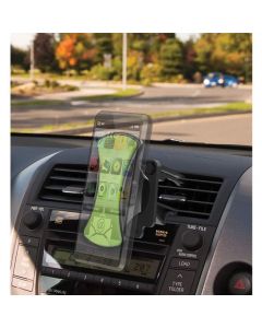 Clingo Car Vent Mount - поставка за радиатора на кола за iPhone и смартфони (зелена)