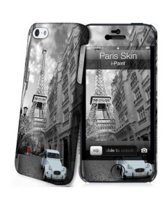 iPaint Paris Case - дизайнерски поликарбонатов кейс, защитно покритие за дисплея и скин за iPhone 5S, iPhone 5, iPhone SE
