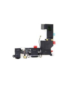 OEM System Connector FlexCable and Audio - резервен захранващ лентов кабел (Lightning), микрофон и модул за звука за iPhone 5S (черен)