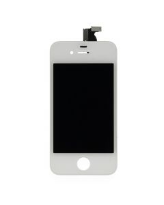 TPK Display Unit - оригинален резервен дисплей за iPhone 4 (пълен комплект) - бял