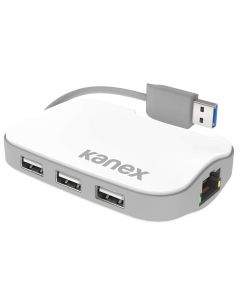 Kanex DualRole USB 3.0 Hub & Gigabit Ethernet Adapter - 3 портов USB хъб с Gigabit Ethernet адаптер за MacBook и преносими компютри