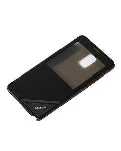 USAMS Flip-Case Viva Preview - калъф, тип портфейл за Samsung Galaxy Note 4 (черен)