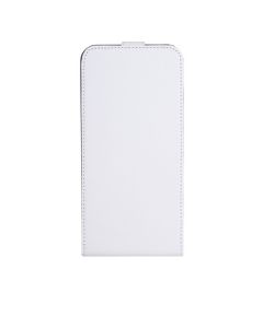 Xqisit Flipcover Case - вертикален кожен калъф за iPhone 6, iPhone 6S (бял)