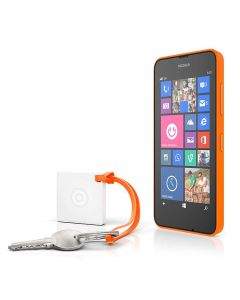 Nokia Key Finder Treasure Tag WS-10 mini - безжичен сензор за намиране на вещи за Nokia смартфони (бял)