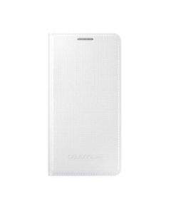 Samsung Flip Wallet Cover EF-FG850BWEGWW - оригинален кожен калъф за Samsung Galaxy Alpha (бял)
