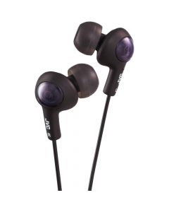 JVC HAFX5BE Gumy Plus Noise Isolating Headphones - шумоизолиращи слушалки за смартфони и мобилни устройства (черен)