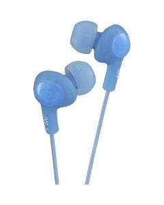JVC HAFX5BE Gumy Plus Noise Isolating Headphones - шумоизолиращи слушалки за смартфони и мобилни устройства (син)