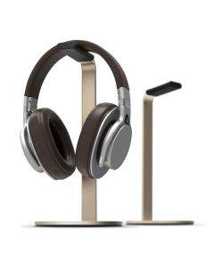 Elago H Stand - дизайнерска алуминиева поставка за слушалки (златиста)