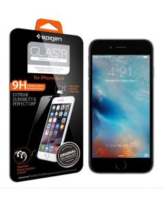 Spigen Oleophobic Coated Tempered Glass GLAS.tR SLIM 3D Touch - най-висок клас стъклено защитно покритие за дисплея на iPhone 6, iPhone 6S