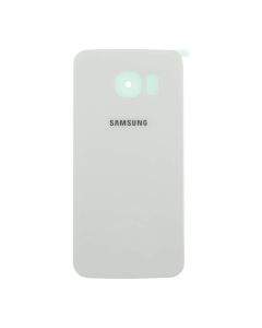 Samsung Back Cover - оригинален резервен заден капак за Samsung Galaxy S6 Edge (бял)