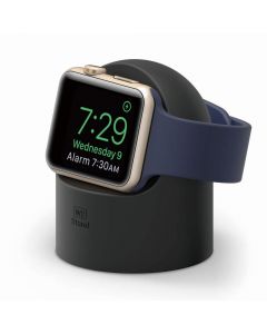 Elago W2 Watch Stand - силиконова поставка за Apple Watch (черна)