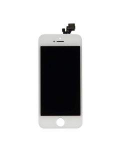 OEM iPhone 5 Display Unit - резервен дисплей за iPhone 5 (пълен комплект) - бял